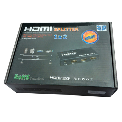 HDMI Distributor 1*2 HD HDMI Distributor 1x2 HDMI Video Distributor 1 in 2 out One Divided into Two