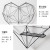 INS Style Wrought Iron Wall Heart Shaped Photo Wall Hanging Decoration Simple Grid Shelf Wall Hanging, Wrought Iron Mesh Plate