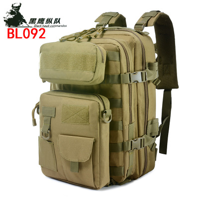 Factory Wholesale Outdoor Camouflage Backpack Large Capacity Men's and Women's Camping Multi-Functional Tactical Combination Backpack