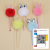 Flying Stationery Rabbit Ear Hair Ball Gel Pen Craft Gift Ballpoint Pen Wholesale Customized Innovative Gift