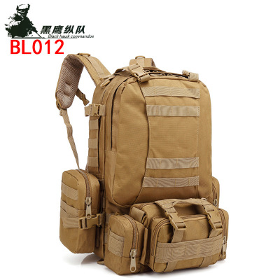 Backpack Oxford Cloth Men's Backpack Men's Outdoor Mountaineering Bag Multi-Functional Tactical Backpack Military Fan Travel Bag