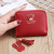 Korean Style Women's Coin Bag Cute Teddy Bear Coin Purse Small Zip Wallet Short Card Holder Mini Square Bag