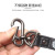 Simple Fashion Men and Women Color Printing Real PU Leather Car Key Vachette Clasp Creative Boutique Little Daisy Keychain