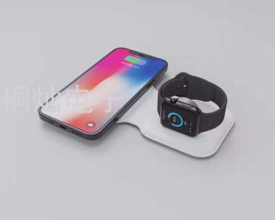 Two-in-One Folding Wireless Charger Suitable for iPhone Watch Iphone12 Magnetic Wireless Charger Electrical Appliances