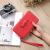 2021 New Cross-Border Korean Women's Wallet Bow Magnetic Snap Box Bag Multiple Card Slots Pu Purse Clutch