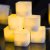 Square Candle Holiday Party LED Candle Light Plastic Luminous Electronic Candle