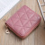 2024 Korean Style Embroidered Creative Women's Handbag Zipper Short Mesh Small Wallet Hand Purse Coin Bag