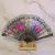 Plastic Lace-Trimmer Foldable Fan-Spanish Flowers and Plants Lace Fan European Pastoral Classic Foreign Trade Popular Style Hot Sale Wholesale Folding Fan