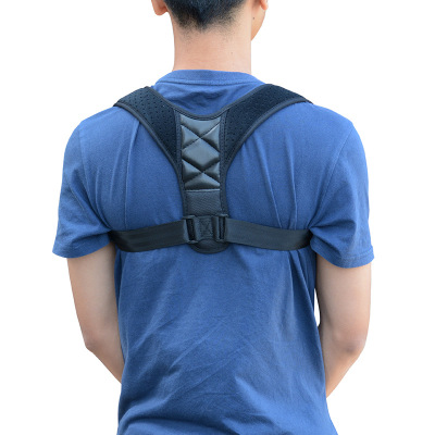 Direct Sales Back Correction Band Kyphotone Breathable Posture Correction Belt Clavicle Adjustable Correction Posture Foreign Trade Popular Style