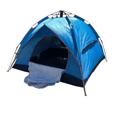 Outdoor Quickly Open Automatic Tent 3-4 People Sun Protection Rainproof Real Double Layer Beach Camping Camping Separation Tent