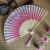 Women's Smile Fan-Japanese Style Japanese Style Folding Fan Imitation Silk Plum Blossom Female Fan Floral Antique Fan Complex Classical Fan