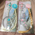 Korean Children's Hair Accessories Set Frozen Wig Braid Crown Magic Wand Girl Princess Elsa Headdress H