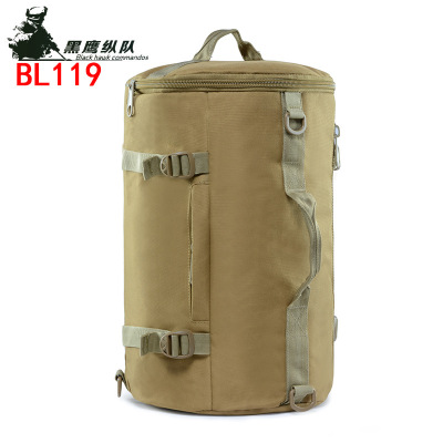 Crossbody Shoulder Backpack Portable Travel Camouflage Sports Bag Outdoor Mountaineering Bag Tactical Backpack Camping Bucket Bag