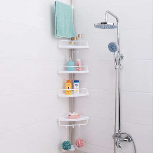 punch-free new bathroom storage rack.