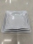 Melamine Dish Pure White Square Plate White Wavy Edge Plate Hotel Supplies Imitation Porcelain Satay Plate