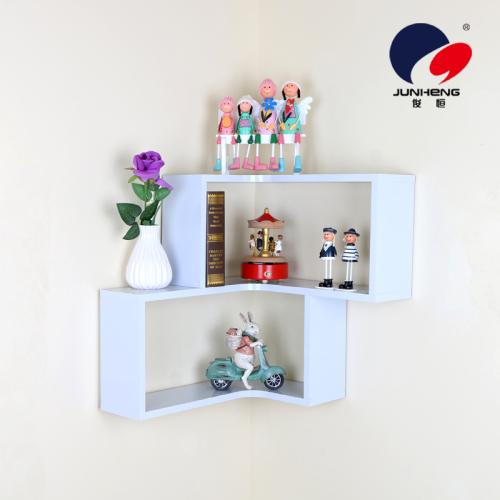 creative lattice shelf decoration locker concave two-layer corner shelf a472