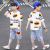 Children's Clothing Boys Summer Suit 2021 New Medium and Large Children Boys Summer Casual Short Sleeve Korean Style Handsome Fashionable