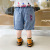 Boys' Summer Pants 2021 New Cartoon Printed Boys' Denim Shorts Fashionable Korean Style Children's Shorts