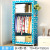 Simple Wardrobe Simple Modern Economical Dormitory Single Wardrobe Locker Home Dustproof Cloth Wardrobe Manufacturer