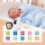 Baby Monitor 2.4G3.5-Inch Baby Monitor Baby Monitor Night Vision Temperature Voice Intercom