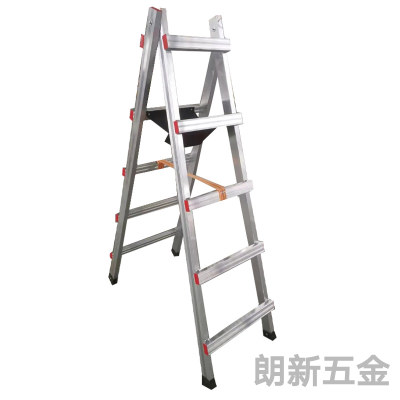 Indoor Decoration Mobile Foot Walking Ladder Engineering Work Aluminum Ladder Thickened Non-Slip Engineering Walking Ladder Mobile Ladder