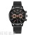 New Luxury Fashion Brand Men's Casual Calendar Alloy Mesh Strap Watch Simple Men's Quartz Watch Men