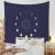 Cross-Border New Product Tapestry Customized Ins Style Live Broadcast Background Blanket Background Fabric Wish Amazon