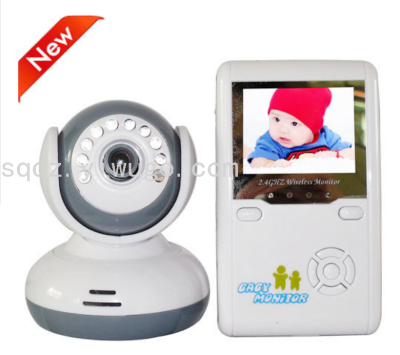 Wholesale 2.4G Wireless Digital Baby Monitoring Intercom Infrared Night Vision Built-in Lithium Battery Open 200 M