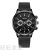 New Luxury Fashion Brand Men's Casual Calendar Alloy Mesh Strap Watch Simple Men's Quartz Watch Men