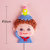 Children's Day Polymer Clay Big Head Boys and Girls Cake Decoration Card Children's Day Birthday Decoration Children's Day Accessories Doll