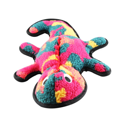 European and American Series Bite-Resistant Pet Sound Plush Toys Colorful Gecko Bite-Resistant Tooth Cleaning Dog Doll Spot