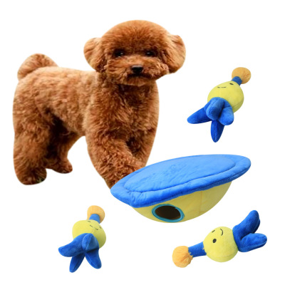 Pet Sound Plush Toy Creative Alien Doll Frisbee Doll Molar Long Lasting Dog Interactive Toy