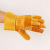 Spot Yellow Rubber Yellow Palm Cowhide Gloves Labor Protection Cowhide Thickened Gloves Dipped Gloves Winter Wholesale