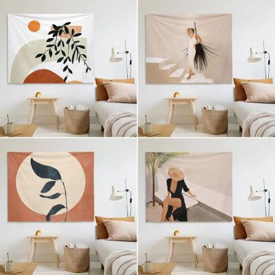 Wallpaper Hanging Cloth Nordic Simple Tapestry Ins Background Cloth Net Red Layout Room Decorative Wall Cloth Dormitory Bed Tapestry