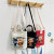 Korean Style 2021 Summer New Children's Bags Canvas Shoulder Crossbody Women's Bag Cartoon Bread Superman Portable Shopping Bag