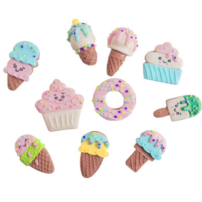 Baking Birthday Cake Decorative Ornaments Children's Birthday Ice Cream Series Plug-in Cake Decoration Accessories