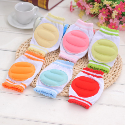 Summer Breathable Mesh Sponge Baby Crawling Toddling Fall Protection Bump Proof Elbow Pad Children's Knee Pad Factory Wholesale