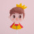 Baking Cake Topper Decoration Internet Celebrity Prince Princess Fairy Tale Doll Wedding Plug-in Card Happy Birthday Insertion