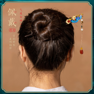 Ethnic Style Hairpin Female Antique Hair Clasp Royal Court Buyao All-Match Updo Original Retro Hair Clasp Hair Accessories in Stock Wholesale