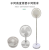 Cross-Border Telescopic Charging Foldable and Portable Fan USB Charging Mini Storage and Carrying Fan Telescopic Folding Fan