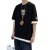 Short-Sleeved T-shirt Men's 2021 New Loose Fashion Trendy T-shirt Men's Youth Student Casual Fake Two T-shirt Fashion
