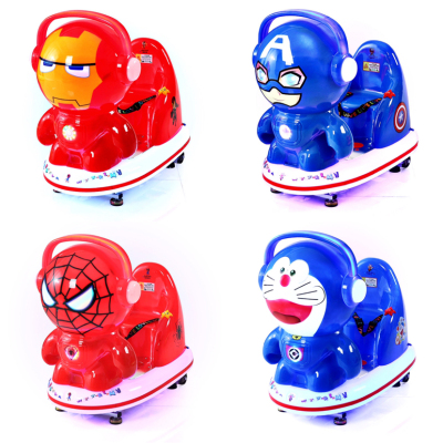 New Marvel Scan Code Sharing Commercial Coin-Operated Music Luminous Kiddie Ride Children's Electric Rocking Machine Toy Car