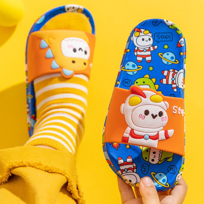 Children's Slippers Summer New Cartoon Heat Transfer Printing Boys and Girls Bath Home Printing Children's Slippers Wholesale