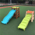 Children's Physical Training Combination Climbing Ladder Kindergarten Outdoor Sensory Training Equipment Plastic Climbing Frame Balance Beam
