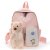 2021 Summer New Children's Bags Plush Doll Accessories Backpack Oxford Cloth Kindergarten Children's Schoolbag