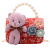 Trendy 2021 Winter New Chanel-Style Princess Bag Pearl Hand Bear Accessories Girls' Shoulder Crossbody Children's Bags