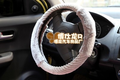 Plush Steering Wheel Cover Steering Wheel Cover for Use in Winter Long Plush Steering Wheel Cover Car Steering Wheel Cover Can Be Customized