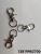Factory Direct Sales Zinc Alloy Key Ring Metal Keychains Clamp Hook Keychain