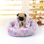 Pet Bed Creative New Small Dog Cat Pet Mat round Cute Warm Berber Fleece Pet Bed