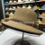 Japanese Imported Thin Braid Two-Color Flanging Sun Hat Women's Retro Foldable Basin Hat Sun Hat Casual Hat Face Small